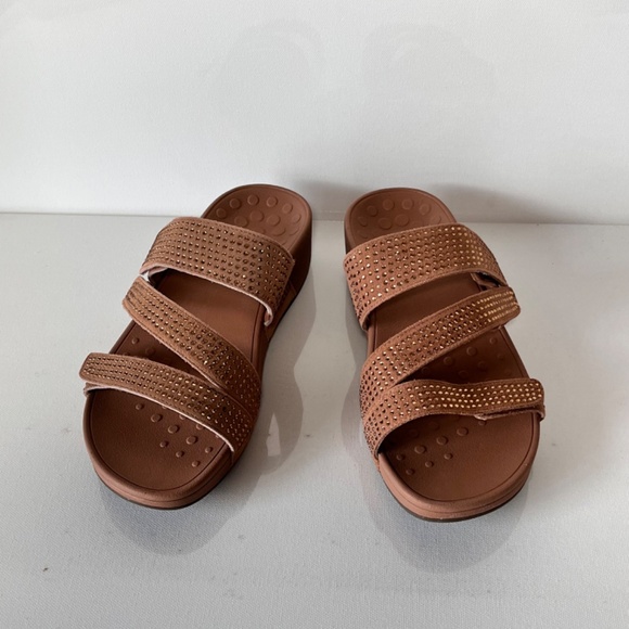 Vionic Alexis Rhinestone Slide Sandals Size 8 - Picture 11 of 15